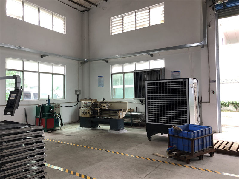 广州机电加工车间环境空间通风降温案例