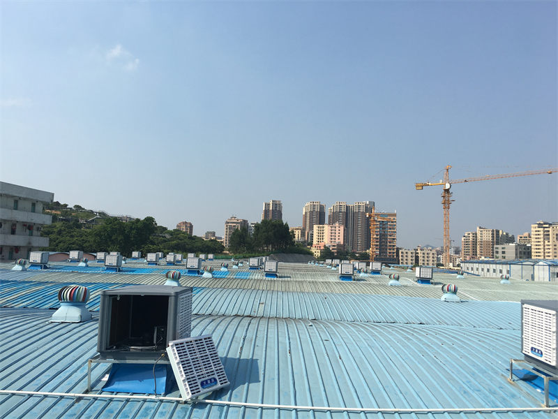 深圳航天器材数控加工车间环境空间通风降温案例